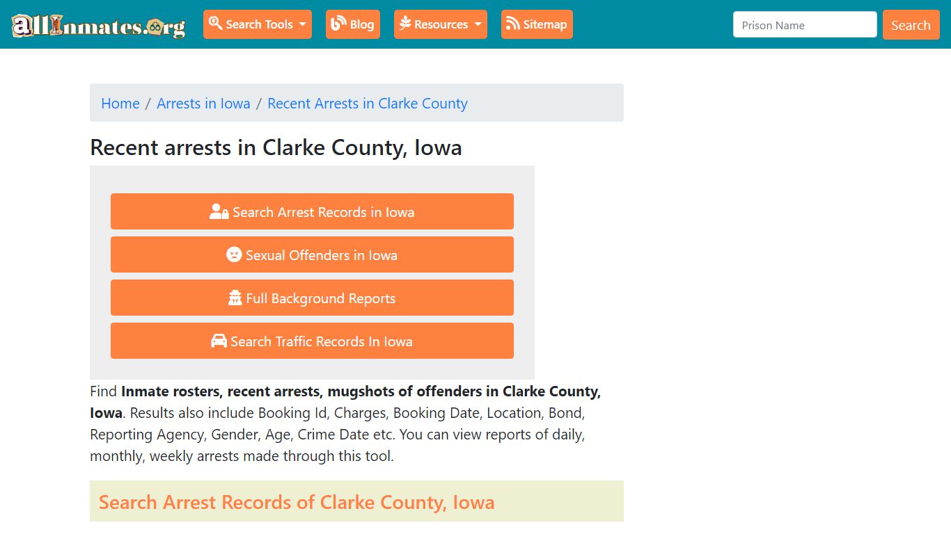 Recent arrests in Clarke County, Iowa | Mugshots, Rosters, Inmates, Crimes